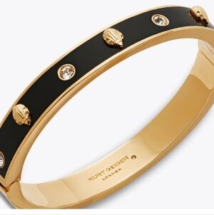 Kurt Geiger Black and Gold Bracelet